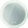 Image de Duravit Happy D.2 Plus Miroirs ronds avec éclairage, version Icon, avec miroir chauffant, 700x700x55mm, blanc mat, HP7485S00000000