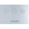 Image de Duravit Happy D.2 Plus Miroirs ronds avec éclairage, version Icon, avec miroir chauffant, 900x900x55mm, blanc mat, HP7486G00000000