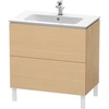 Image de Meuble-lavabo L-cube 820x481mm 2 Au We Hgl Es Érable Milieu
