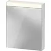 Image de Duravit lumière et miroirs Good Armoire de toilette avec éclairage, 1 porte à miroir, charnière à gauche, 610x760x148mm, LM7820L00000000