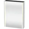 Image de Duravit XSquare armoire de toilette avec éclairage LED, 1 porte, charnières à gauche, 600x800x155mm, XS7111L18180000