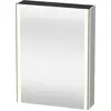 Image de Duravit XSquare armoire de toilette avec éclairage LED, 1 porte, charnières à gauche, 600x800x155mm, XS7111L07070000