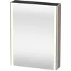 Image de Duravit XSquare armoire de toilette avec éclairage LED, 1 porte, charnières à gauche, 600x800x155mm, XS7111L43430000
