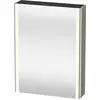 Image de Duravit XSquare armoire de toilette avec éclairage LED, 1 porte, charnières à gauche, 600x800x155mm, XS7111L92920000