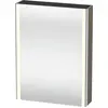 Image de Duravit XSquare armoire de toilette avec éclairage LED, 1 porte, charnières à gauche, 600x800x155mm, XS7111L90900000