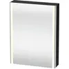 Image de Duravit XSquare armoire de toilette avec éclairage LED, 1 porte, charnières à gauche, 600x800x155mm, XS7111L40400000