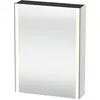Image de Duravit XSquare armoire de toilette avec éclairage LED, 1 porte, charnières à droite, 600x800x155mm, XS7111R18180000