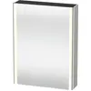 Image de Duravit XSquare armoire de toilette avec éclairage LED, 1 porte, charnières à droite, 600x800x155mm, XS7111R07070000