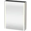Image de Duravit XSquare armoire de toilette avec éclairage LED, 1 porte, charnières à droite, 600x800x155mm, XS7111R91910000