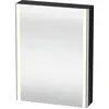 Image de Duravit XSquare armoire de toilette avec éclairage LED, 1 porte, charnières à droite, 600x800x155mm, XS7111R40400000