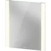 Image de Duravit lumière et miroirs Better Miroirs avec éclairage LED, interrupteur à capteur, champs lumineux latéraux, hauteur 700mm, blanc mat, LM7875000000000
