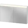 Image de Duravit lumière et miroirs Good armoire de toilette avec éclairage, 2 portes miroir, 1210x760x148mm, LM7823000000000