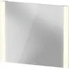 Image de Duravit lumière et miroirs Best miroir avec éclairage LED, interrupteur à capteur, miroir chauffant, champs lumineux latéraux, hauteur 700mm, blanc mat, LM7886D00000000