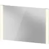Image de Duravit lumière et miroirs Best miroir avec éclairage LED, interrupteur à capteur, miroir chauffant, champs lumineux latéraux, hauteur 700mm, blanc mat, LM7887D00000000