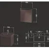 Image de Duravit No.1 Ensemble de meubles 600, incl. lavabo, meuble sous-lavabo, armoire de toilette avec charnières à gauche, N10155L49490000