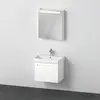 Image de Duravit No.1 Ensemble de meubles 650, comprenant lavabo, meuble sous-lavabo, armoire de toilette avec charnières à droite, tiroir intérieur, découpe siphon, N10167R18180000