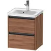 Image de Duravit Ketho.2 bâti-support pour lavabo suspendu, 2 tiroirs, 484x549x375mm, pour D-Neo 074250, K25280079790000