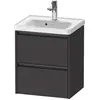 Image de Duravit Ketho.2 bâti-support pour lavabo suspendu, 2 tiroirs, 484x549x375mm, pour D-Neo 074250, K25280080800000