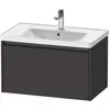 Image de Duravit Ketho.2 bâti-support de lavabo suspendu, 1 tiroir, 784x440x455mm, pour D-Neo 236780,236980,237080, K25083080800000