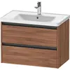 Image de Duravit Ketho.2 bâti-support pour lavabo suspendu, 2 tiroirs, 784x549x455mm, pour D-Neo 236780, K25283079790000