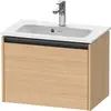 Image de Duravit Ketho.2 bâti-support pour lavabo suspendu, 610x440x390mm, pour ME by Starck 234263, 1 tiroir, K25055030300000