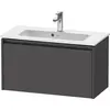 Image de Duravit Ketho.2 bâti-support pour lavabo suspendu, Compact, 810x440x390mm, pour ME by Starck 234263, 1 tiroir, K25056049490000