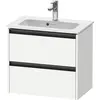 Image de Duravit Ketho.2 bâti-support pour lavabo suspendu, Compact, 610x549x390mm, pour ME by Starck 234263, 2 tiroirs, K25255018180000