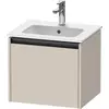 Image de Duravit Ketho.2 bâti-support de lavabo suspendu, 1 tiroir, 510x440x420mm, pour ME by Starck 233653, K25061091910000