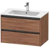 Image de Duravit Ketho.2 bâti-support pour lavabo suspendu, 2 tiroirs, 810x550x480mm, pour ME by Starck 233683, K25263079790000