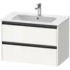 Image de Duravit Ketho.2 bâti-support pour lavabo suspendu, 2 tiroirs, 810x550x480mm, pour ME by Starck 233683, K25263022220000