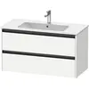Image de Duravit Ketho.2 bâti-support pour lavabo suspendu, 2 tiroirs, 1010x550x480mm, pour ME by Starck 233610, K25264018180000