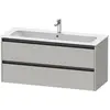 Image de Duravit Ketho.2 bâti-support pour lavabo suspendu, 2 tiroirs, 1210x550x480mm, pour ME by Starck 233612,236112, K25265007070000