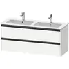 Image de Duravit Ketho.2 bâti-support lavabo suspendu, 2 tiroirs, 1280x550x480mm, pour ME by Starck 233613, K25266018180000