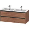 Image de Duravit Ketho.2 bâti-support lavabo suspendu, 2 tiroirs, 1280x550x480mm, pour ME by Starck 233613, K25266079790000