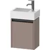Image de Duravit Ketho.2 bâti-support de lavabo suspendu, 1 porte, charnière à gauche, 364x440x238mm, pour Vero Air 072438, K25071L43430000
