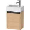 Image de Duravit Ketho.2 bâti-support de lavabo suspendu, 1 porte, charnière à droite, 364x440x238mm, pour Vero Air 072438, K25071R30300000