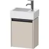 Image de Duravit Ketho.2 bâti-support de lavabo suspendu, 1 porte, charnière à droite, 364x440x238mm, pour Vero Air 072438, K25071R91910000