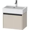 Image de Duravit Ketho.2 bâti-support de lavabo suspendu, Compact, 584x440x390mm, pour Vero Air 236860, 1 tiroir, K25073091910000
