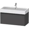 Image de Duravit Ketho.2 bâti-support de lavabo suspendu, 1 tiroir, 984x440x460mm, pour Vero Air 235010, K25078049490000