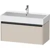Image de Duravit Ketho.2 bâti-support de lavabo suspendu, 1 tiroir, 984x440x460mm, pour Vero Air 235010, K25078091910000