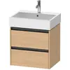 Image de Duravit Ketho.2 bâti-support de lavabo suspendu, 2 tiroirs, 584x440x460mm, pour Vero Air 235060, K25275030300000