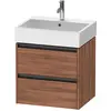 Image de Duravit Ketho.2 bâti-support de lavabo suspendu, 2 tiroirs, 584x440x460mm, pour Vero Air 235060, K25275079790000