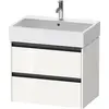 Image de Duravit Ketho.2 bâti-support de lavabo suspendu, 2 tiroirs, 684x440x460mm, pour Vero Air 235070, K25276022220000