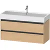 Image de Duravit Ketho.2 bâti-support de lavabo suspendu, 2 tiroirs, 1184x440x460mm, pour Vero Air 235012, K25279030300000