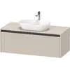 Image de Duravit Ketho.2 bâti-support pour lavabo en console, 1200x459x550mm, 1 tiroir, K24887091910000