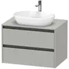 Image de Duravit Ketho.2 bâti-support de lavabo sur console suspendu, 800x568x550mm, 2 tiroirs, K24895007070000