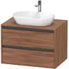 Image de Duravit Ketho.2 bâti-support de lavabo sur console suspendu, 800x568x550mm, 2 tiroirs, K24895079790000