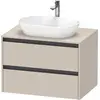 Image de Duravit Ketho.2 bâti-support de lavabo sur console suspendu, 800x568x550mm, 2 tiroirs, K24895091910000