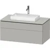 Image de Duravit L-cube Meuble Sous-lavabo En Console Suspendu, Avec Plan