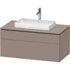 Image de Duravit L-cube Meuble Sous-lavabo En Console Suspendu, Avec Plan